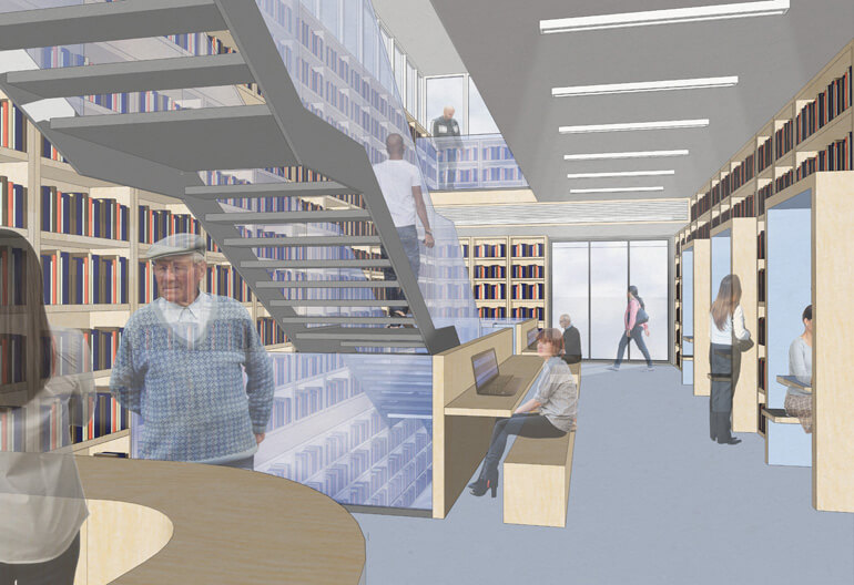 Morley Collage Phase 3 Library visualisation