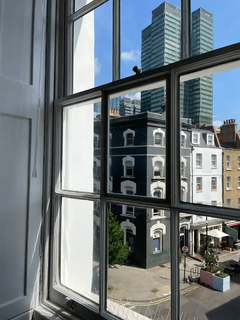 View from Fitzroy Street window