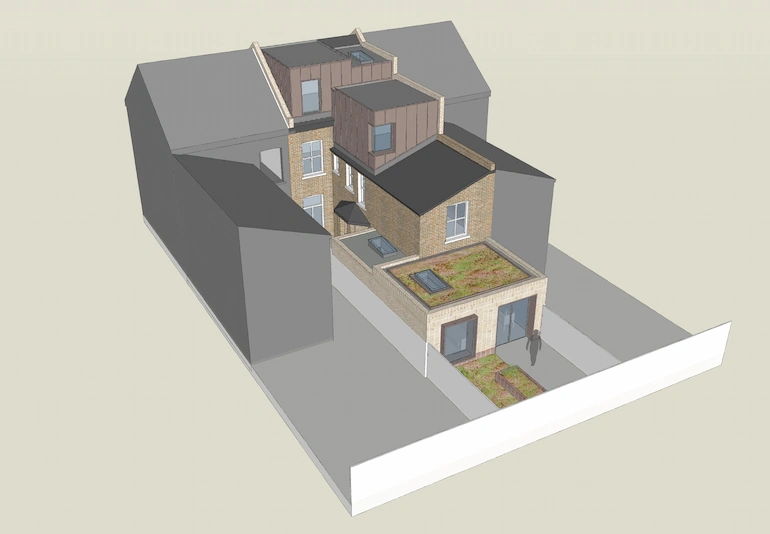 Gabriel Street HMO Illustrative visual of the Gabriel Street HMO.