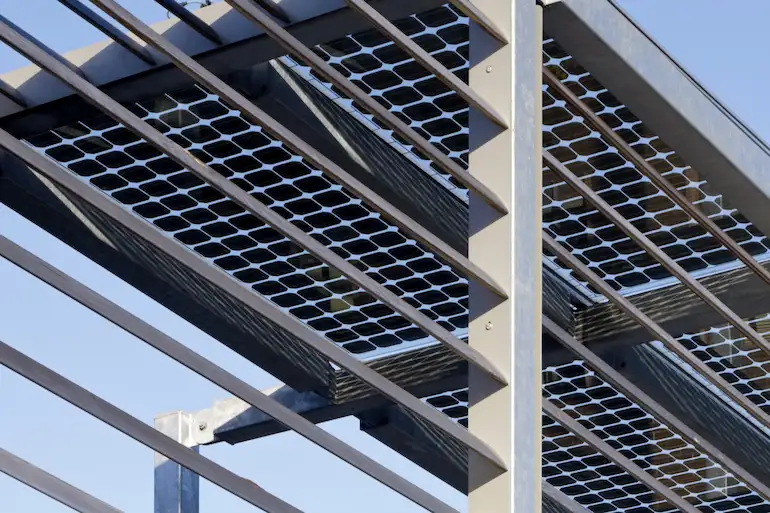 Photograph of PV canopy